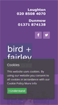 Mobile Screenshot of birdandfairley.com
